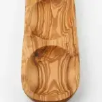Divided Wooden Serving Dish Olive Wood - Image 8