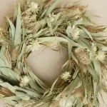 Dried Flower Wreath - Natural - Image 9