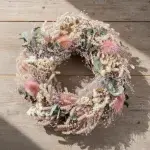 Dried flower wreath pastel - Image 6