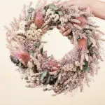 Dried flower wreath pastel - Image 4