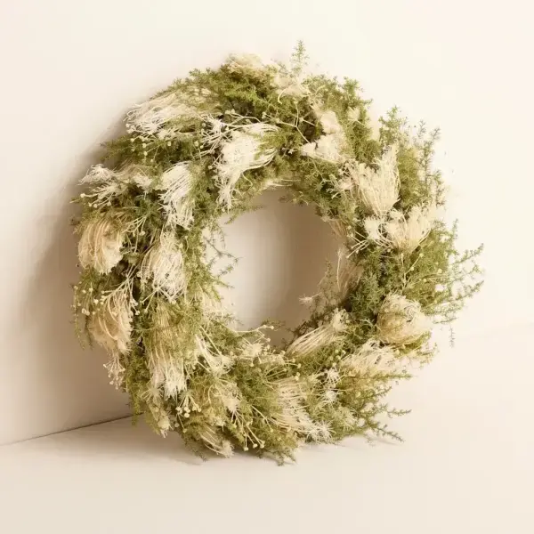 Dried Flower Wreath Wild Nature