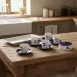 FISH | 15 Pieces,"FISH | Coffee service in pottery for 6 people - Image 5