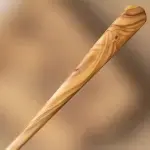 Handcrafted Olive Wood Hairpin - Image 8