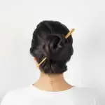 Handcrafted Olive Wood Hairpin - Image 7