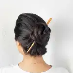 Handcrafted Olive Wood Hairpin