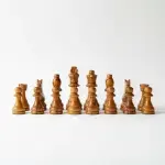 Handmade Olive Wood Chess Pieces - Artisan Set - Image 9