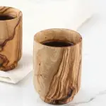 Handmade Olive Wood Drinking Cup - Image 9