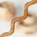 Handmade Olive Wood Hair Stick - Image 8