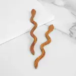 Handmade Olive Wood Hair Stick - Image 2