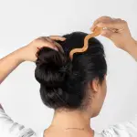 Handmade Olive Wood Hair Stick