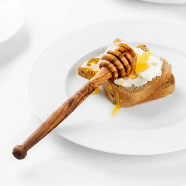 Handmade Olive Wood Honey Dipper