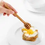 Handmade Olive Wood Honey Dipper - Image 6