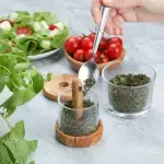 Handmade Olive Wood Mint Grinder - Image 3