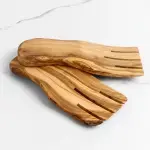 Handmade Olive Wood Salad Servers