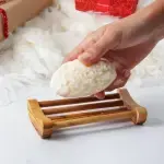 Handmade Olive Wood Soap Dish - Image 2