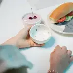 Kids Cat Design Pottery Dinnerware Set 5-Piece - Image 2