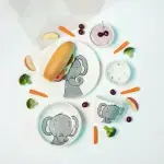 Kids Cat Design Pottery Dinnerware Set 5-Piece - Image 15