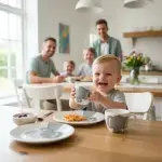 Kids Cat Design Pottery Dinnerware Set 5-Piece - Image 13