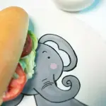 Kids Cat Design Pottery Dinnerware Set 5-Piece - Image 3