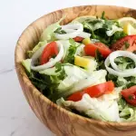 Large Olive Wooden Salad Bowl, Tunisian Handmade - Image 5