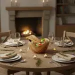 Large Rustic Wooden Salad Bowl Handmade from Olive Wood - Image 8