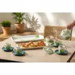 LEAF | 15 Pieces, "LEAF | Coffee set in pottery for 6 people - Image 6