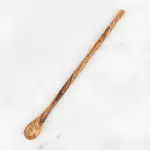 Long Handle Iced Tea Spoon Olive Wood - Image 6