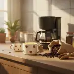 Mug Blanc Jaune - Bear - Image 5