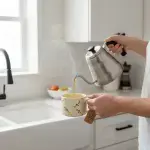 Mug Blanc Jaune - Citron - Image 5