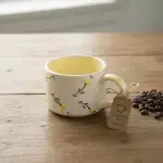 Mug Blanc Jaune - Citron - Image 4