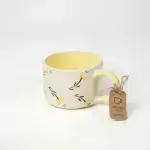 Mug Blanc Jaune - Citron - Image 3