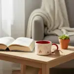 Mug Blanc Rouge – Fleurs Cerise - Image 6