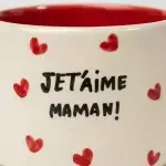 Mug Blanc Rouge – I Love You Mom ! - Image 6