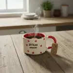 Mug Blanc Rouge – I Love You Mom ! - Image 4