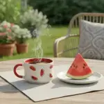 Mug White Red - Watermelon - Image 5
