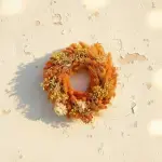 Multi Color Dreid Flower Wreath - Image 6