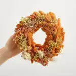Multi Color Dreid Flower Wreath