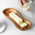Olive Wood Butter Dish - Image 3