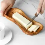 Olive Wood Butter Dish
