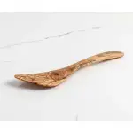 Olive Wood Curved Corner Spatula - Image 2