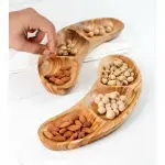 Olive Wood Divided Plate - Image 3