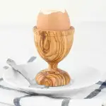 Olive Wood Easter Egg Cup - Image 2