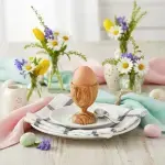 Olive Wood Easter Egg Cup - Image 10