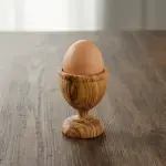 Olive Wood Easter Egg Cup - Image 9