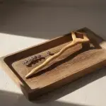 Olive Wood Hairpin - Image 8