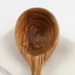 Olive Wood Ladle Spoon Handmade Serving Utensil - Image 7