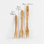 Olive Wood Salad Fork Handmade - Image 6