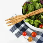 Olive Wood Salad Fork Handmade - Image 4