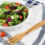 Olive Wood Salad Fork Handmade - Image 3