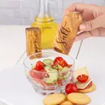 Olive Wood Salt & Pepper Shakers - Image 2
